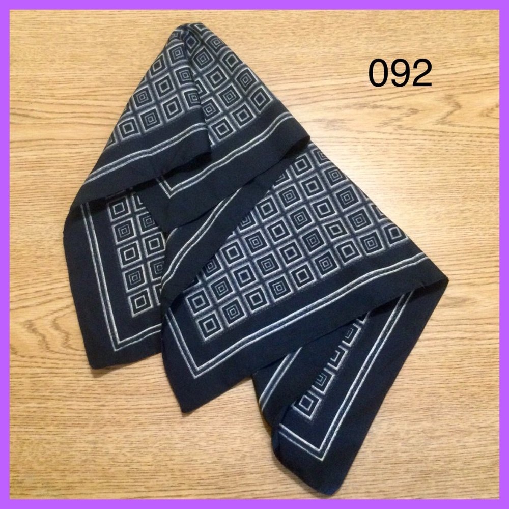 Print of squares Scarfs_092